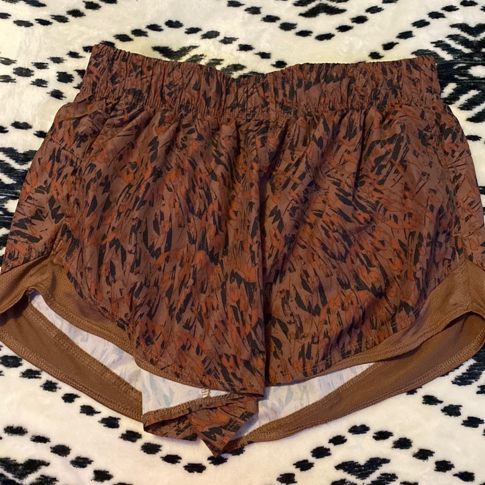 Brown athletic shorts